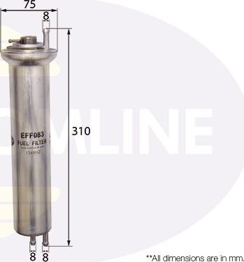 Comline EFF083 - Топливный фильтр autospares.lv