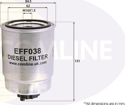 Comline EFF038 - Топливный фильтр autospares.lv