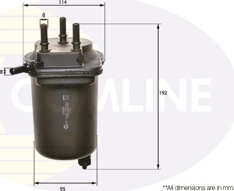 Comline EFF164 - Топливный фильтр autospares.lv