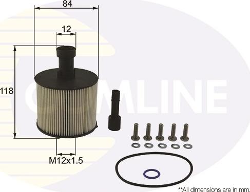 Comline EFF305D - Топливный фильтр autospares.lv