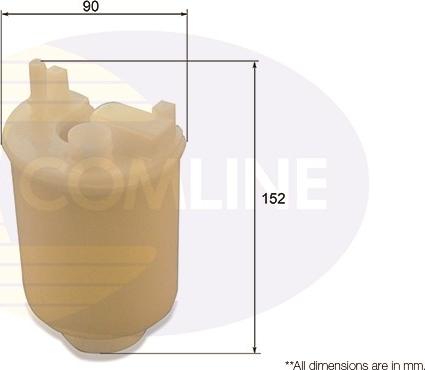 Comline EFF298 - Топливный фильтр autospares.lv