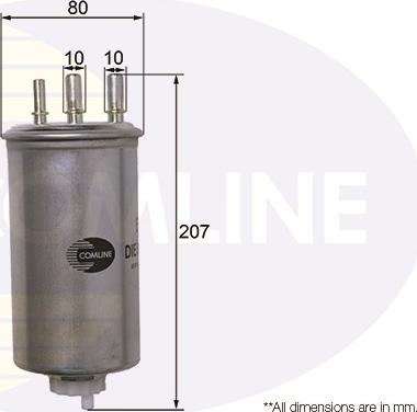 Comline EFF244 - Топливный фильтр autospares.lv