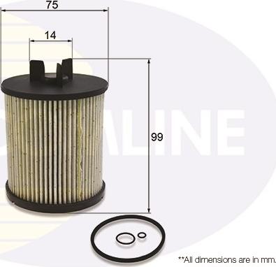 Comline EFF208 - Топливный фильтр autospares.lv