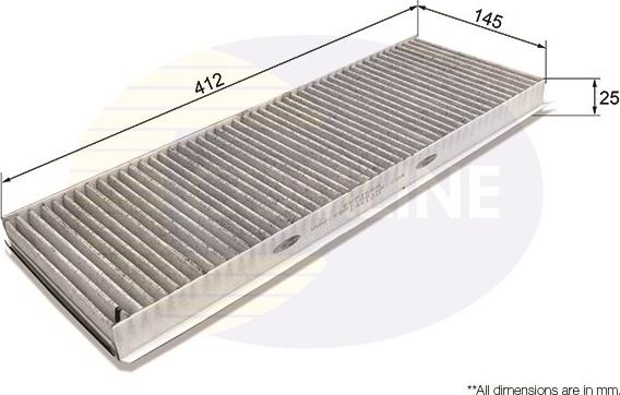 Comline EKF166A - Фильтр воздуха в салоне autospares.lv