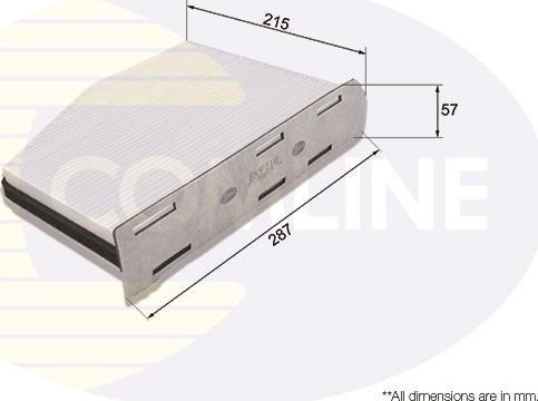 Comline EKF118 - Фильтр воздуха в салоне autospares.lv