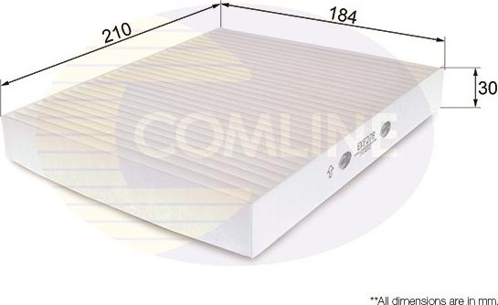 Comline EKF278 - Фильтр воздуха в салоне autospares.lv