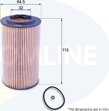 Comline EOF031 - Масляный фильтр autospares.lv