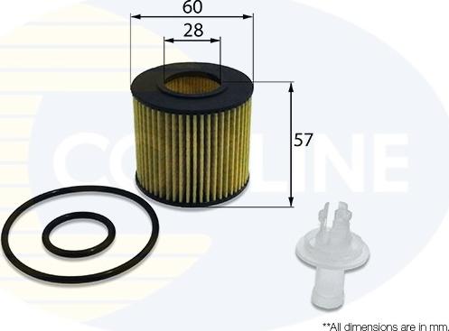 Comline EOF249 - Масляный фильтр autospares.lv