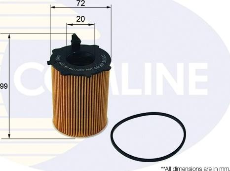 Comline EOF265 - Масляный фильтр autospares.lv