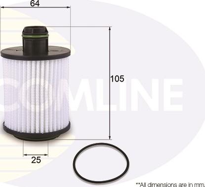 Comline EOF238 - Масляный фильтр autospares.lv