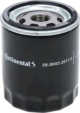 Continental 28.0002-2017.2 - Масляный фильтр autospares.lv