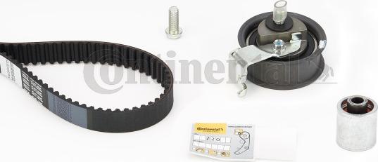 Contitech CT 909 K7 - Комплект зубчатого ремня ГРМ autospares.lv