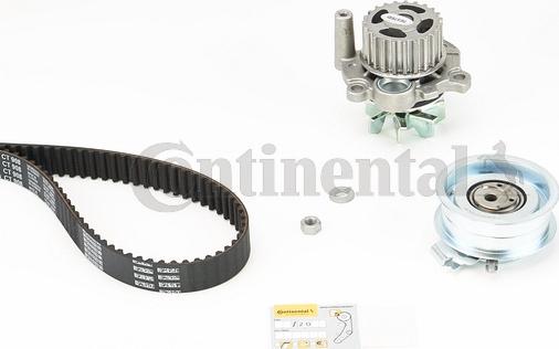 Contitech CT908WP2 - Водяной насос + комплект зубчатого ремня ГРМ autospares.lv