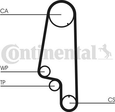 Contitech CT846WP3 - Водяной насос + комплект зубчатого ремня ГРМ autospares.lv