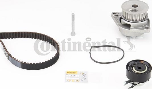 Contitech CT846WP2 - Водяной насос + комплект зубчатого ремня ГРМ autospares.lv