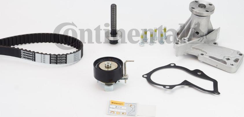 Contitech CT 881 WP4 - Водяной насос + комплект зубчатого ремня ГРМ autospares.lv