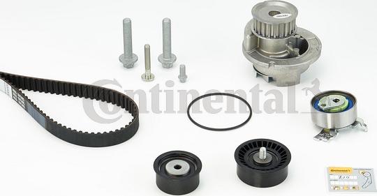 Contitech CT873WP2 - Водяной насос + комплект зубчатого ремня ГРМ autospares.lv