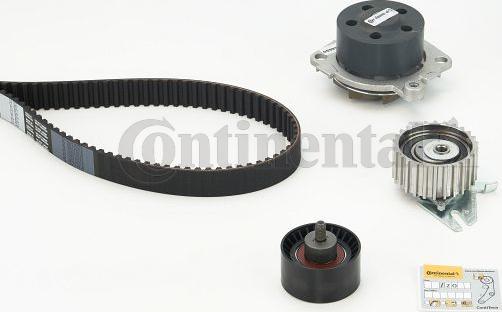 Contitech CT877WP1 - Водяной насос + комплект зубчатого ремня ГРМ autospares.lv