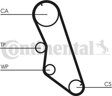 Contitech CT754WP2 - Водяной насос + комплект зубчатого ремня ГРМ autospares.lv