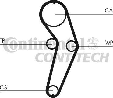 CONTINENTAL CTAM BR CT988WP2 - Водяной насос + комплект зубчатого ремня ГРМ autospares.lv