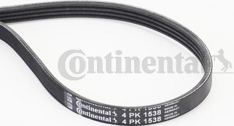 Contitech 4PK1538 - Поликлиновой ремень autospares.lv