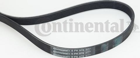 Contitech 6 PK 976 - Поликлиновой ремень autospares.lv