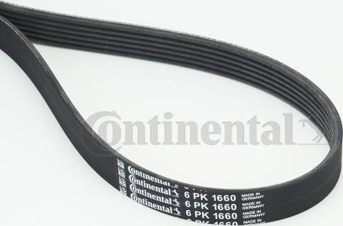 Contitech 6PK1660 - Поликлиновой ремень autospares.lv