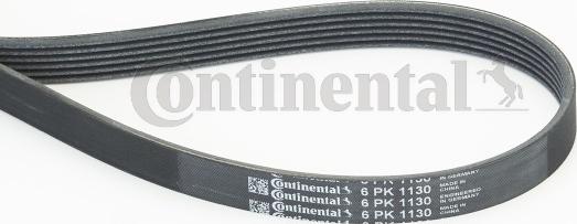 Contitech 6PK1130 - Поликлиновой ремень autospares.lv