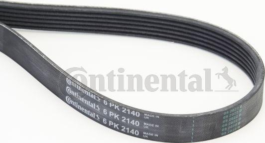 Contitech 6 PK 2140 - Поликлиновой ремень autospares.lv