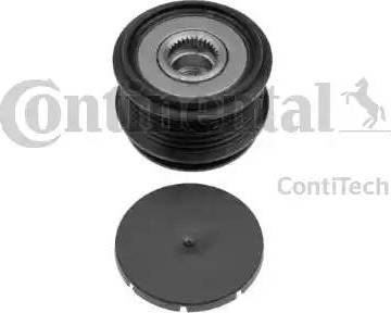 Continental AP9081 - Шкив генератора, муфта autospares.lv