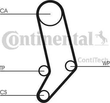 Continental CT939K2 - Комплект зубчатого ремня ГРМ autospares.lv