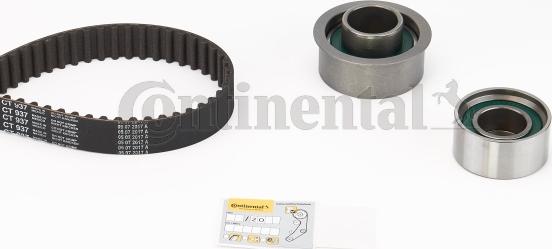 Contitech CT 937 K1 - Комплект зубчатого ремня ГРМ autospares.lv