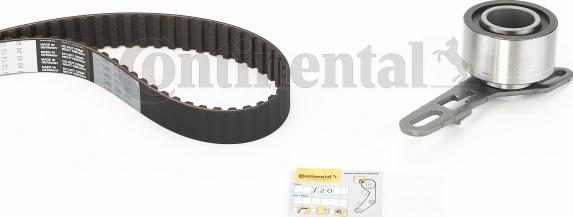 Contitech CT 512 K1 - Комплект зубчатого ремня ГРМ autospares.lv