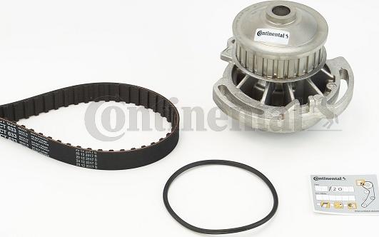 Contitech CT633WP1 - Водяной насос + комплект зубчатого ремня ГРМ autospares.lv