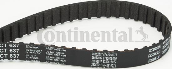 Contitech CT637 - Зубчатый ремень ГРМ autospares.lv
