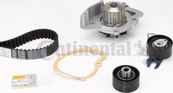 Contitech CT 1091 WP1 - Водяной насос + комплект зубчатого ремня ГРМ autospares.lv