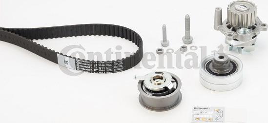 Contitech CT1044WP1 - Водяной насос + комплект зубчатого ремня ГРМ autospares.lv