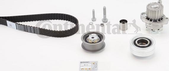 Contitech CT 1044 WP2 - Водяной насос + комплект зубчатого ремня ГРМ autospares.lv