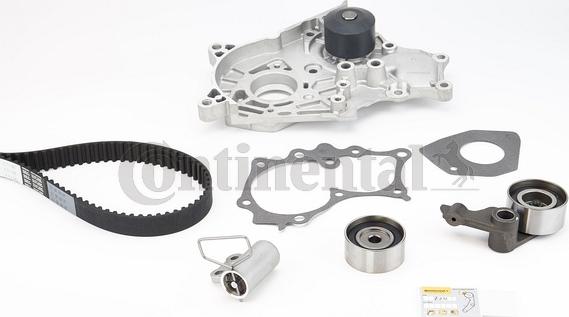 Contitech CT1043WP2 - Водяной насос + комплект зубчатого ремня ГРМ autospares.lv