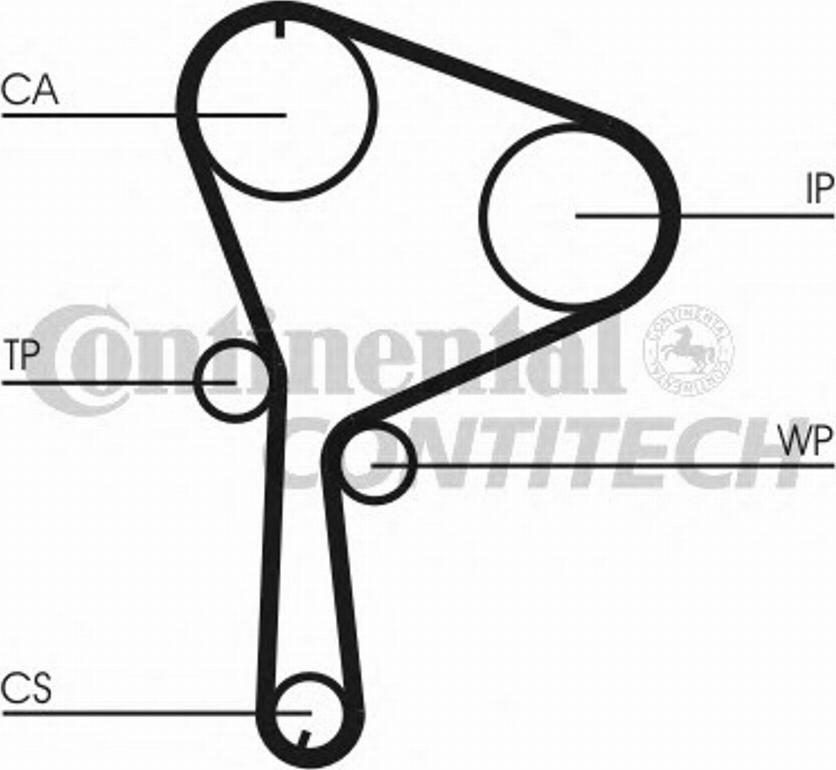 Contitech CT1064WP1 - --- autospares.lv