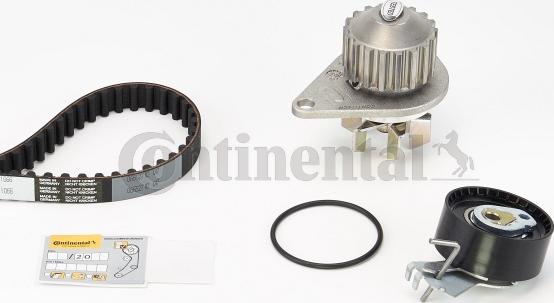 Contitech CT 1066 WP1 - Водяной насос + комплект зубчатого ремня ГРМ autospares.lv