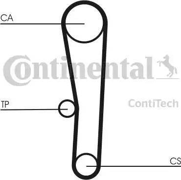 Continental CT1062K1 - Комплект зубчатого ремня ГРМ autospares.lv