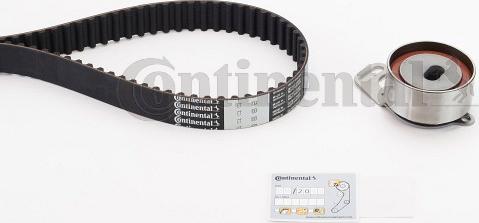 Contitech CT 1001 K1 - Комплект зубчатого ремня ГРМ autospares.lv