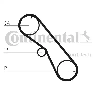 Continental CT1089K1 - Комплект зубчатого ремня ГРМ autospares.lv