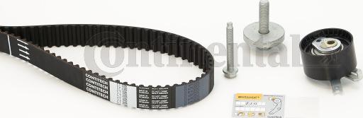 Contitech CT 1035 K1 - Комплект зубчатого ремня ГРМ autospares.lv