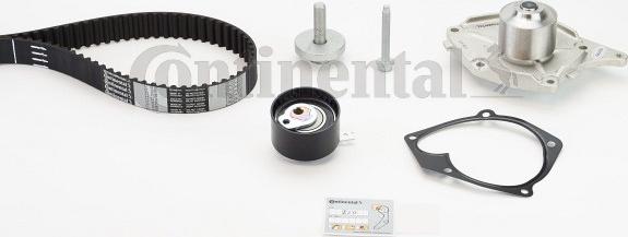 Contitech CT1035WP1 - Водяной насос + комплект зубчатого ремня ГРМ autospares.lv