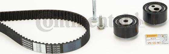 Contitech CT1037K2 - Комплект зубчатого ремня ГРМ autospares.lv