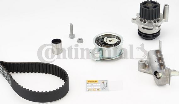 Contitech CT1028WP6 - Водяной насос + комплект зубчатого ремня ГРМ autospares.lv