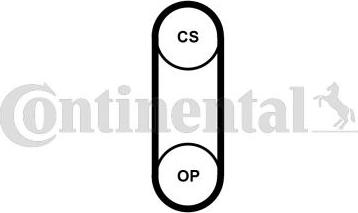 Continental CT1218 - Зубчатый ремень ГРМ autospares.lv