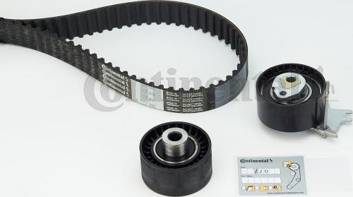 Contitech CT 1140 K2 - Комплект зубчатого ремня ГРМ autospares.lv